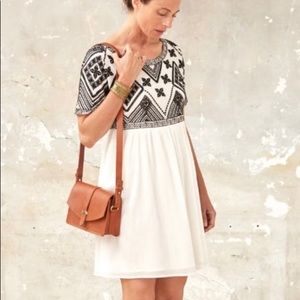 Sezane Raphael Dress Ecru US 4 great condition